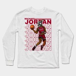 Michael Jordan 23 Basketball Long Sleeve T-Shirt